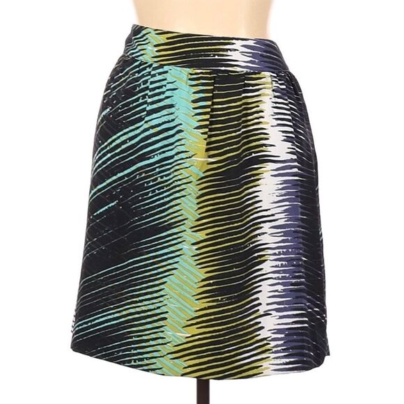 Loft Striped Skirt Sz 6 - Picture 1 of 8